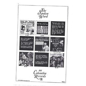 Columbia Records ADVERT Sir John Gielgud 1960s Vintage Print Ad 9 inch W